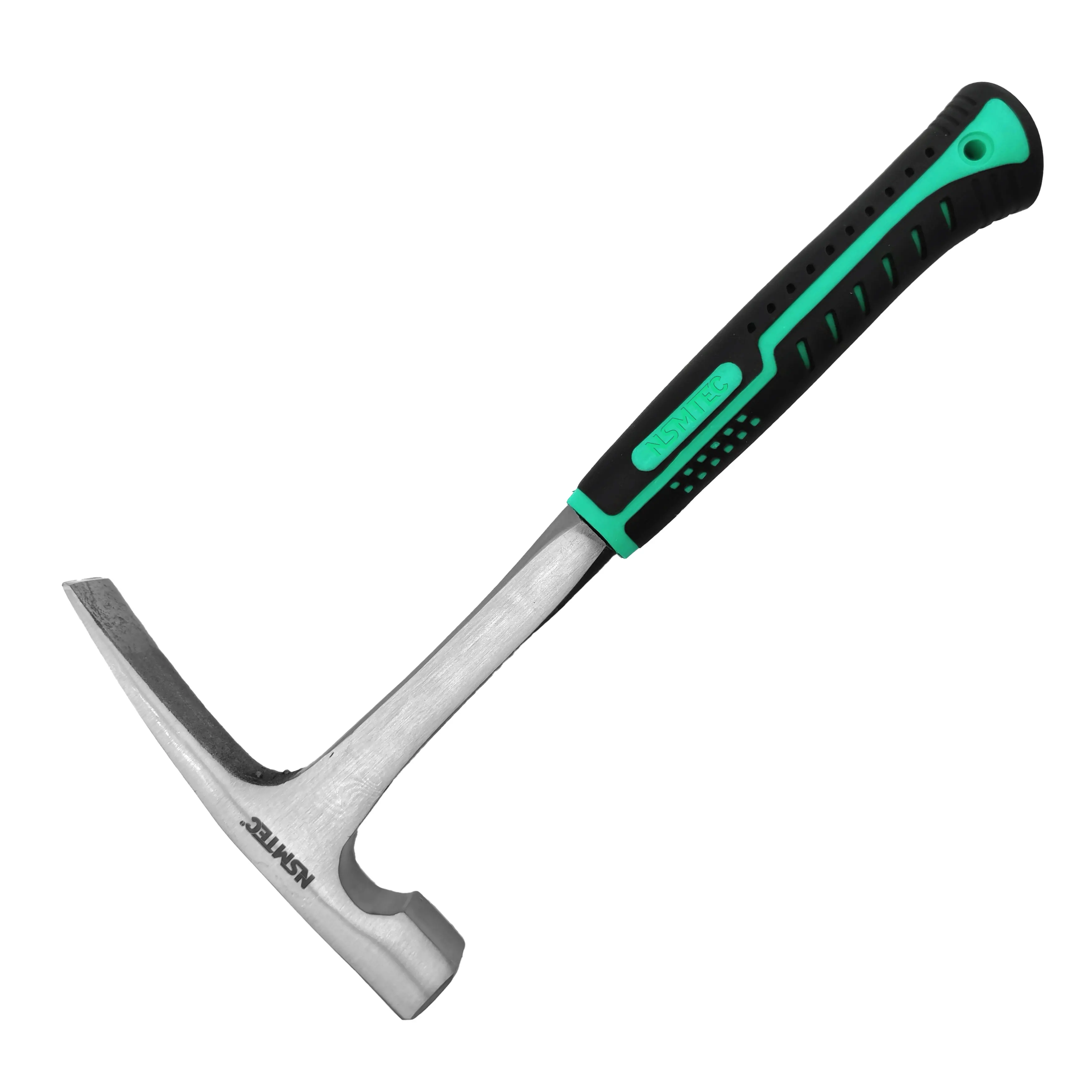 Mining Two Heads Multi-purpose Shock-Absorbing Rubber Coated One-piece Forged Rock Brick Hammer