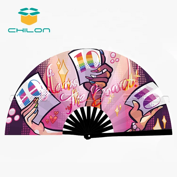 High Quality  Bamboo Folding Hand Fan for Parties Favor Fashion Style Kung Fu Hand Fan