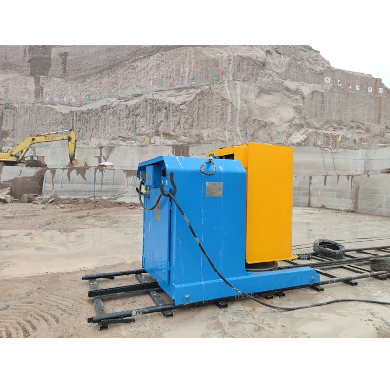 Diamond Wire Saw Machine for Granite Marble Quarry,High Quality Granite Mine Quarry Tools 75KW Mono Wire Cutting Machine