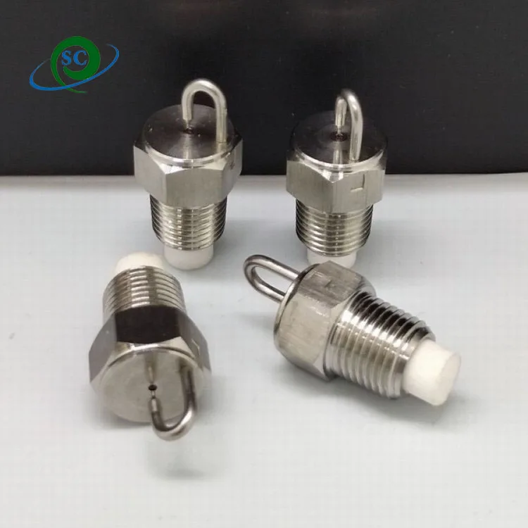 High Energy Efficiency Finest Mist Water Spray Nozzle Cone Shaped Fog Nozzle For Rust Removal