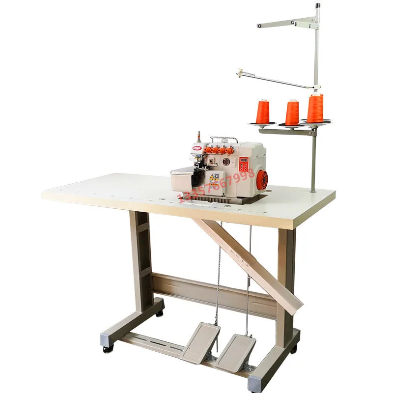 QY898-4D горячий продавать низкая цена 4-ниточный промышленный оверлок швейная машина для 3-провод бытовой вальцовочная машина