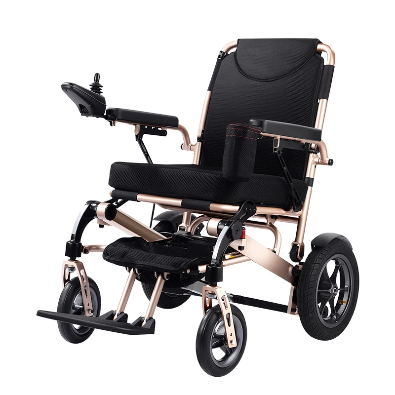 Электрическая инвалидная коляска интеллектуальная автоматическая Складная легкая для людей пожилого
