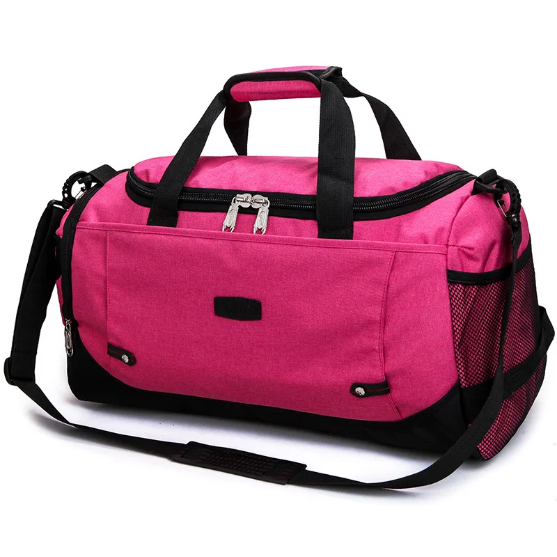 Outdoor Multifunction Travel Messenger Diaper Waterproof Duffel Handbag Tote Travel Bags with Sneaker Compart
