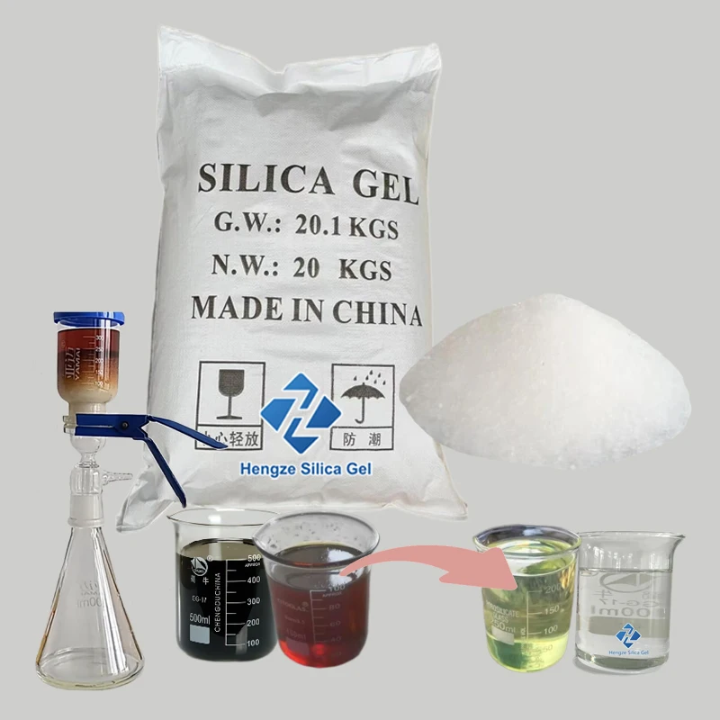 diesel bleaching waste oil decoloring chemical sand Petroleum Additives Food Use industrial silica gel
