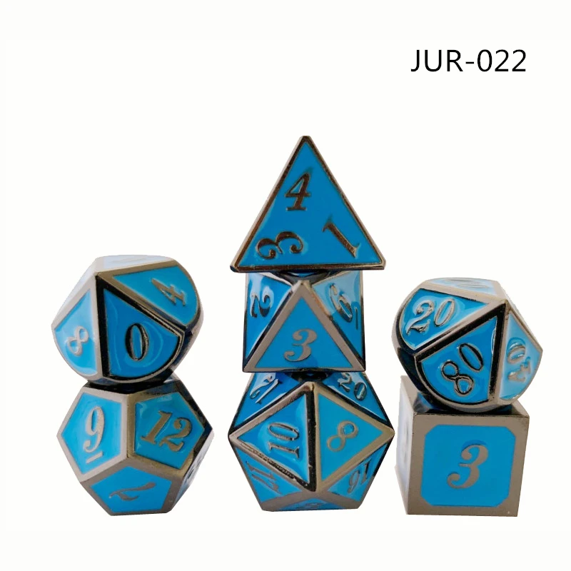 Manufacturer specializing in the production of zinc alloy multi-sided metal dice casual entertainment game dice