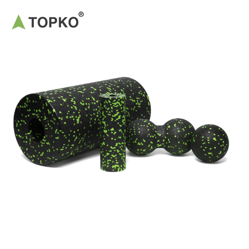 TOPKO Eco Friendly High Quality Colorful Body Massage Foam Roller  Made from Durable Plastic