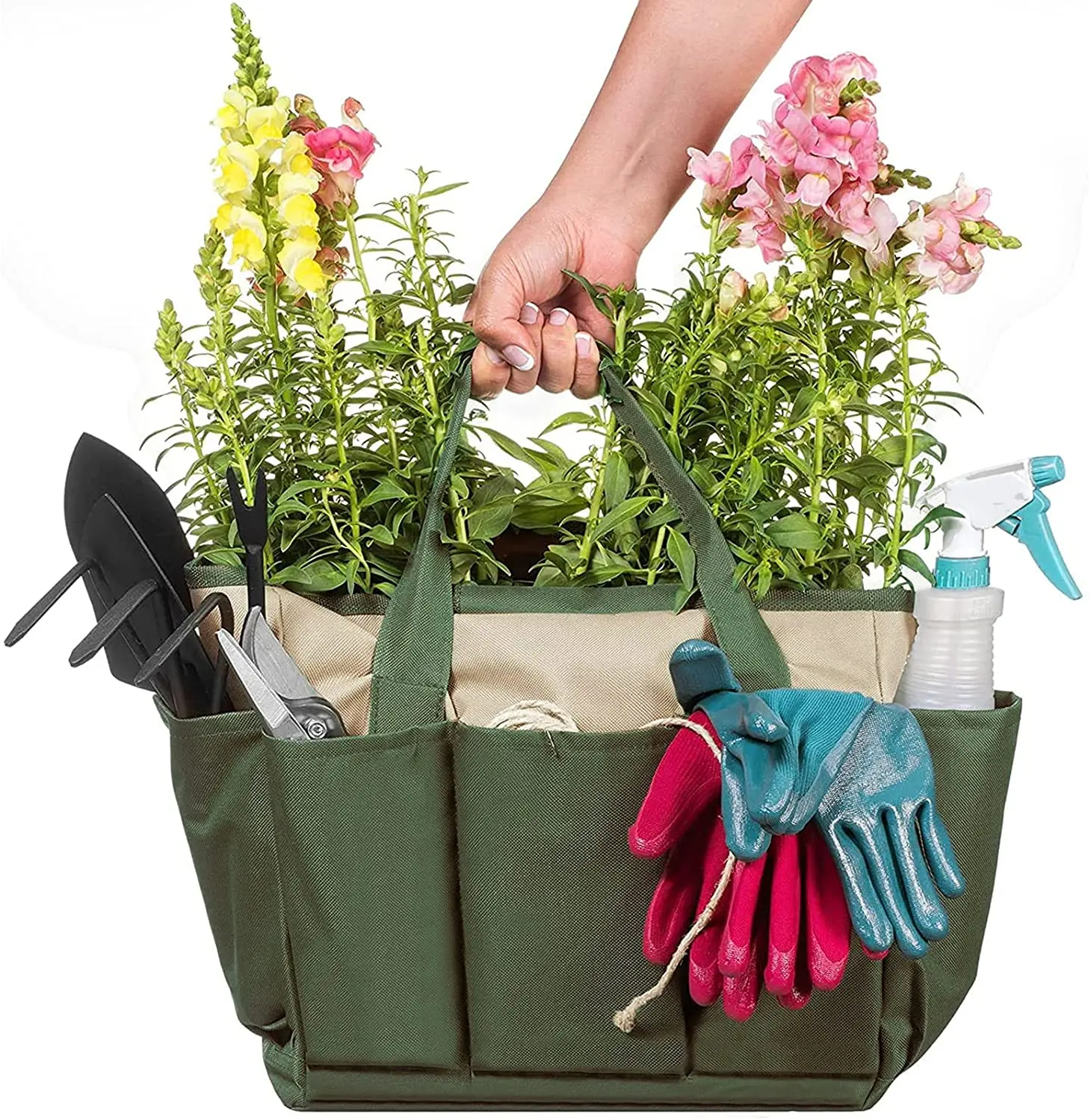 BSCI OEM factory Custom indoor outdoor tote Gardening Tool Storage Bag