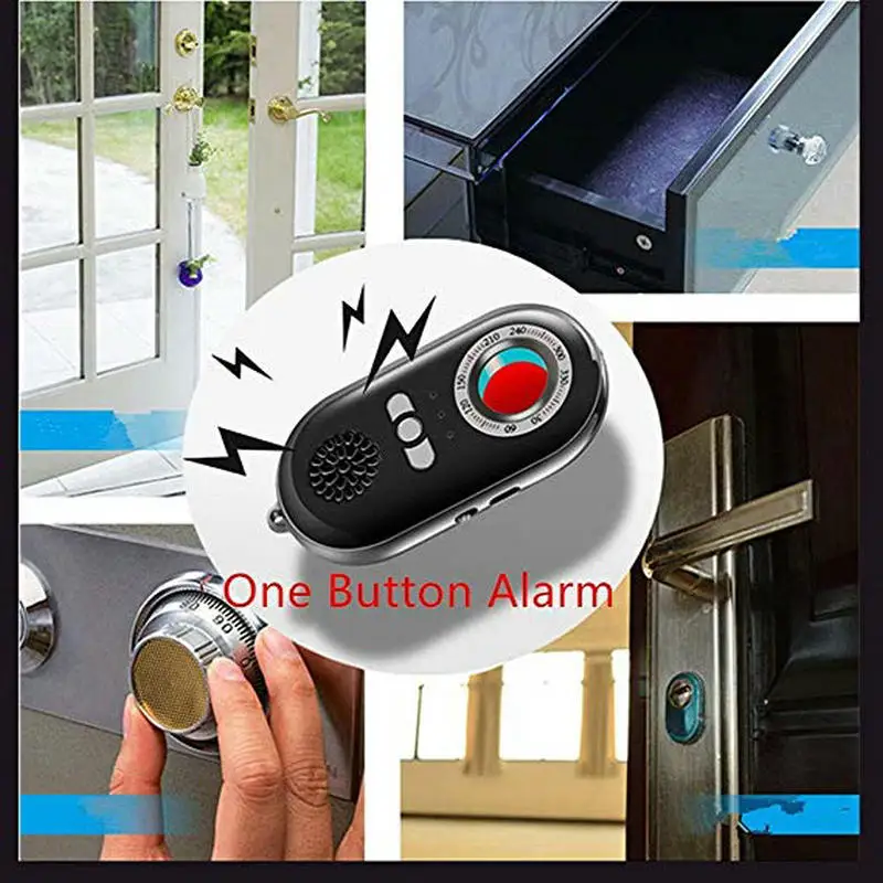 Handheld Bug Sweeper Spy Cam Finder Hidden Camera CCTV Camera Finder