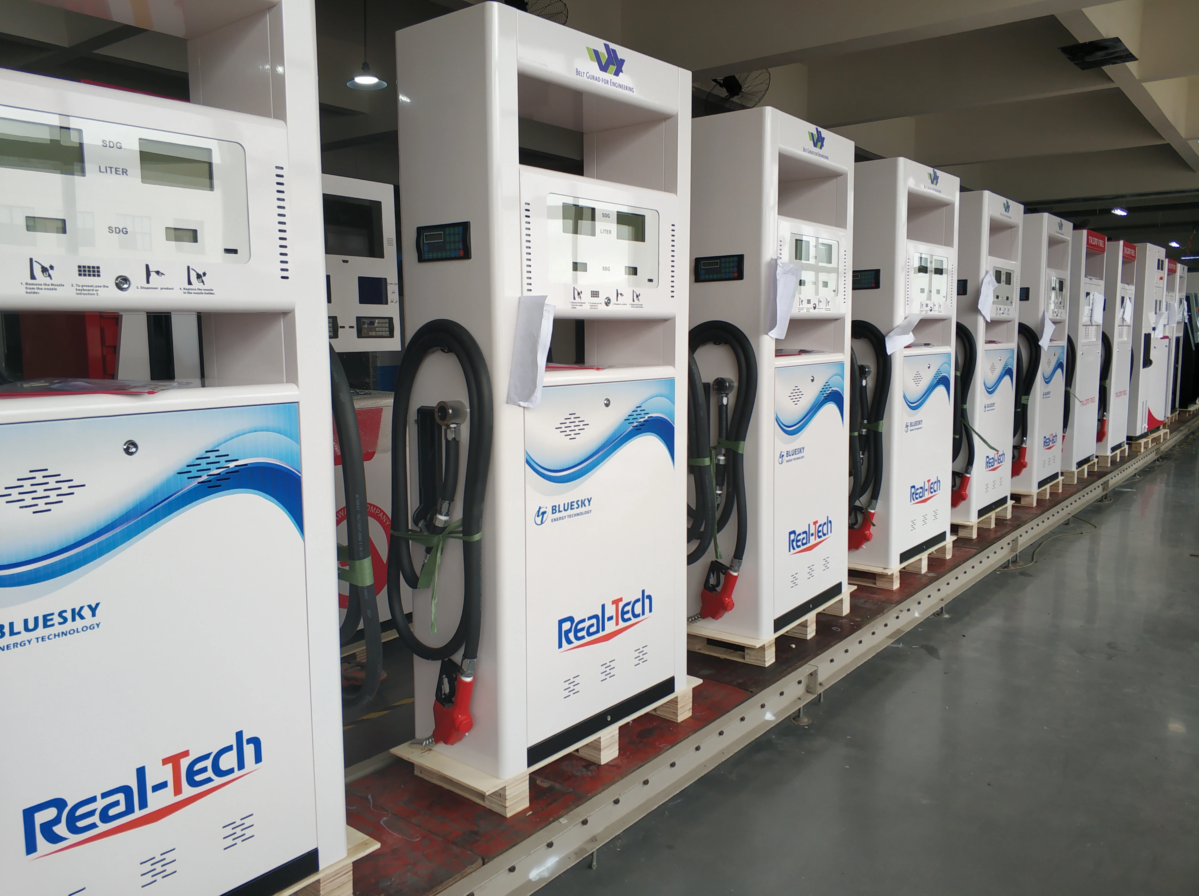 China Bluesky Wholesale Electric Single And Double Nozzles Petrol Fuel Dispenser For Sale