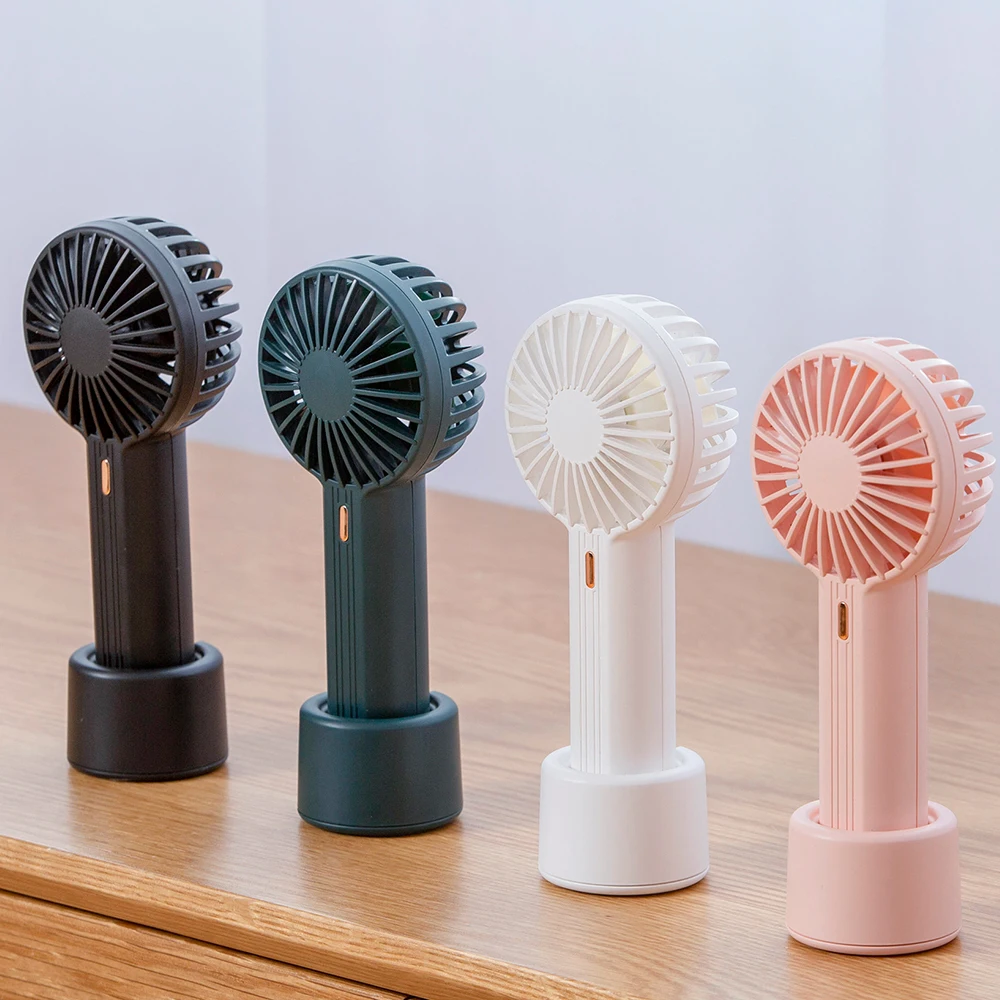 2023 High Quality 1200Mah Long Battery Life 3 Speeds Quiet Brushless Rechargeable Portable Pocket Mini Handy Handheld Fans