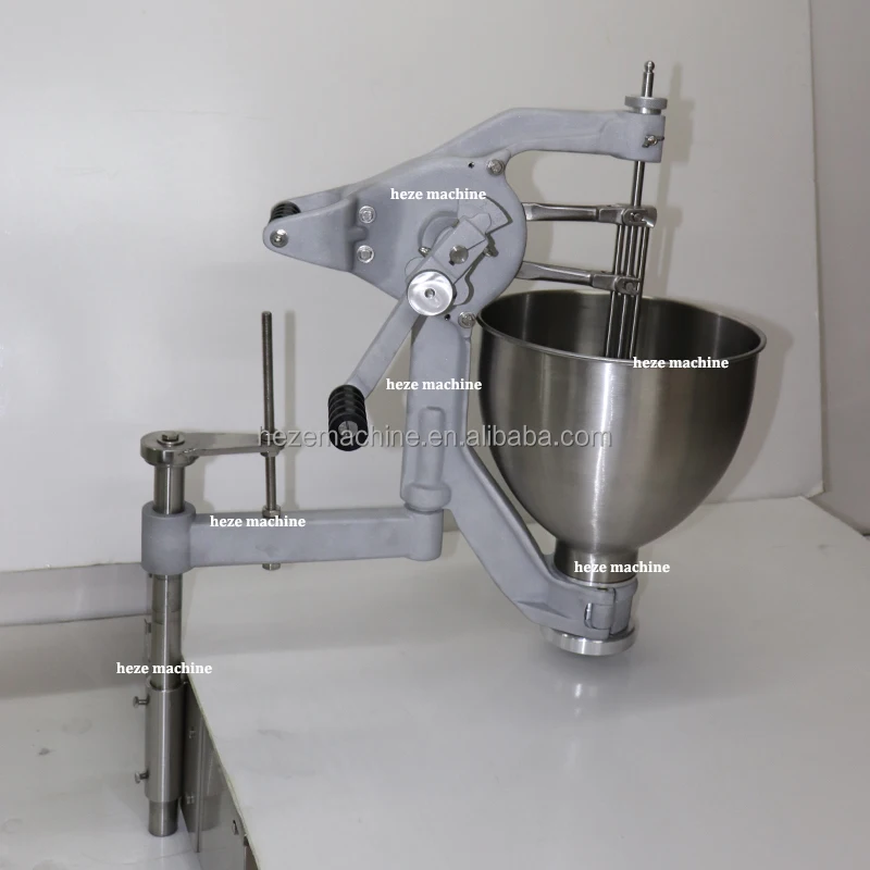 Mini Stainless Steel Donut Funnel Hand Hold Manual Donut Maker Dough Dispenser Machine Factory Price For Sale