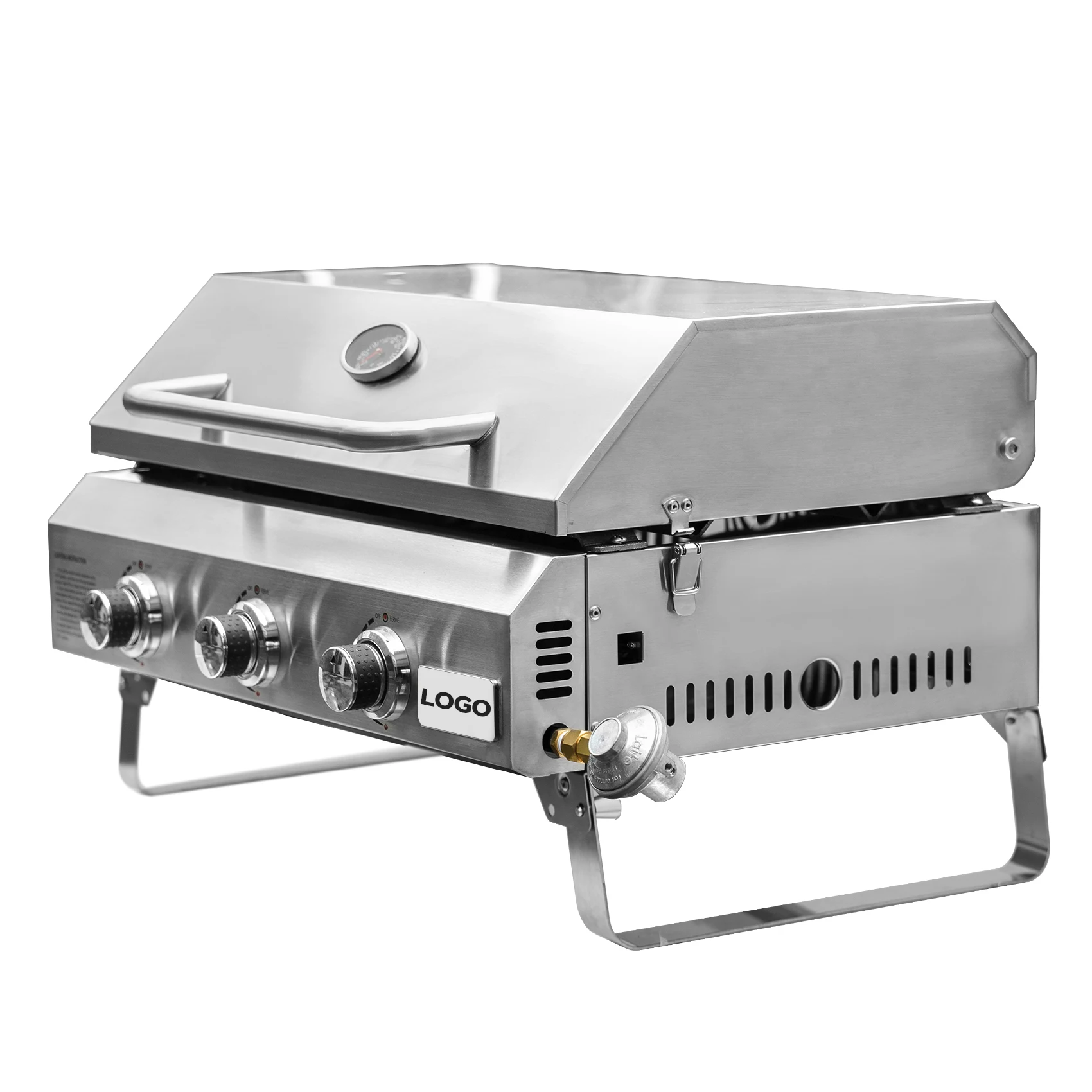 Wholesale 3 burner household gas fuel grill portable table top bbq gas grill