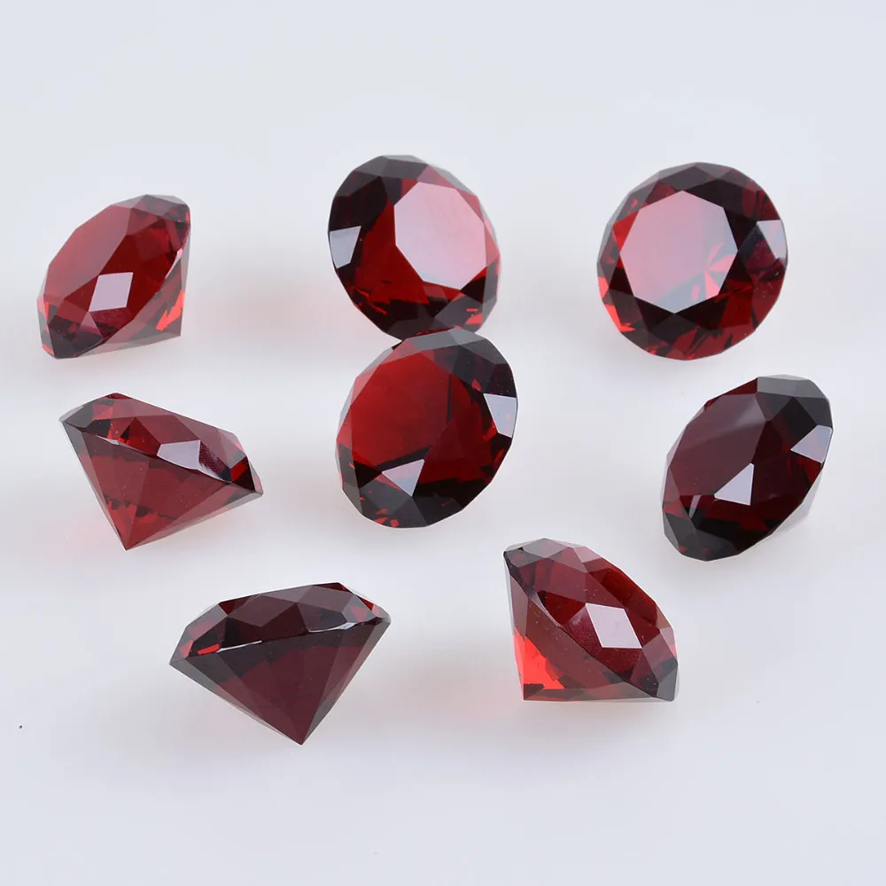 Wholesale Clear Glass Diamond Paperweight Wedding Decorative K9 Crystal Diamonds for Home Decoration