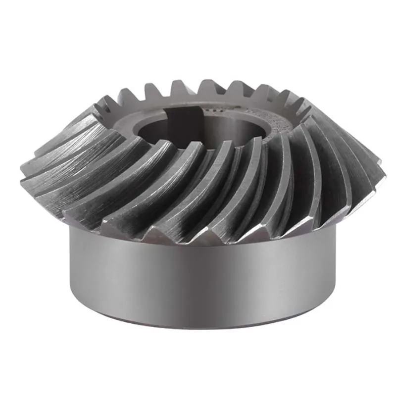 Custom Left Handed Differential Wheel Pinion Spline Shaft Helical Miter Round Spiral Bevel Gears