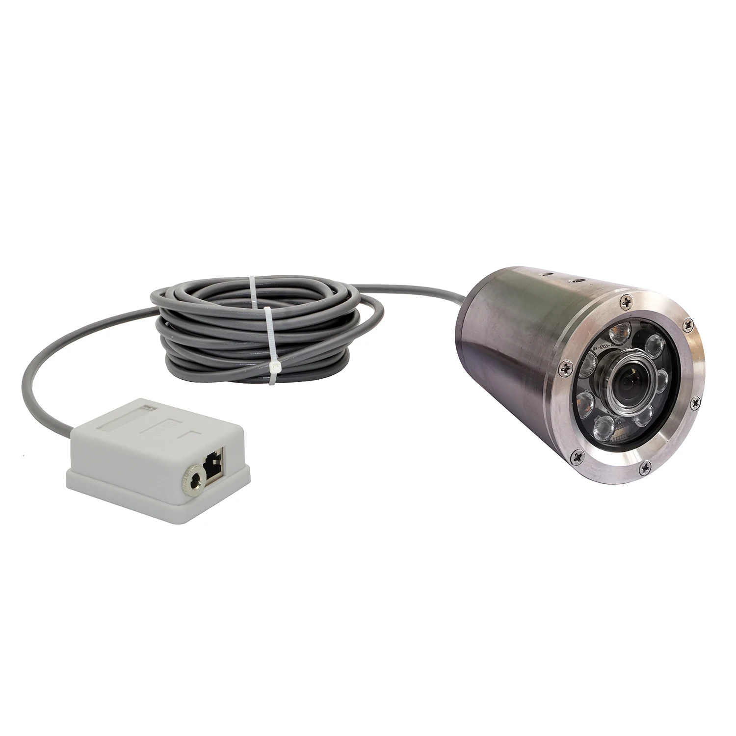 
8MP 4K Motorized focus 3.6mm lens IP68 waterproof 316 stainless steel ROV underwater network camera 