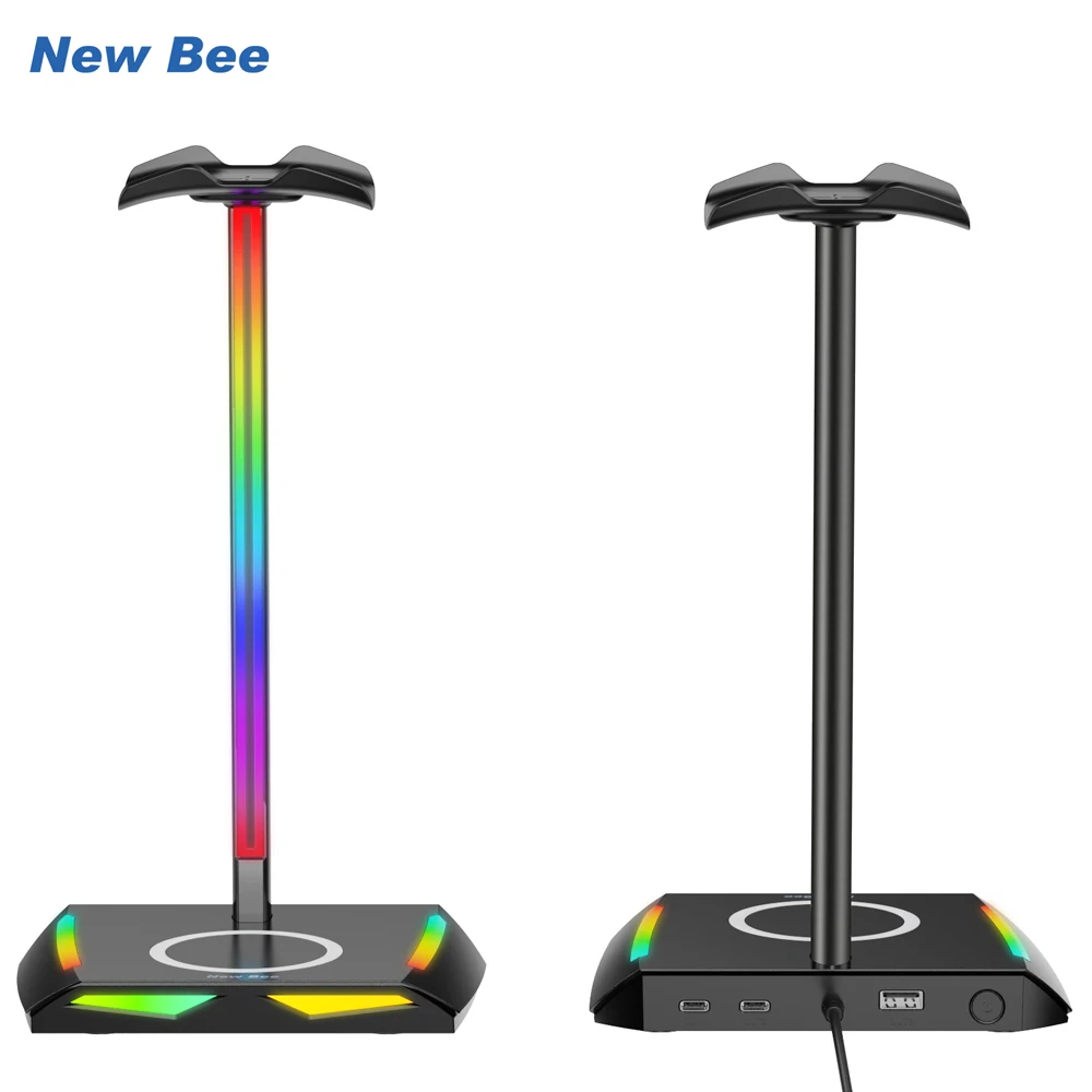 Подставка для наушников RGB с USB-A 2 0 и портами