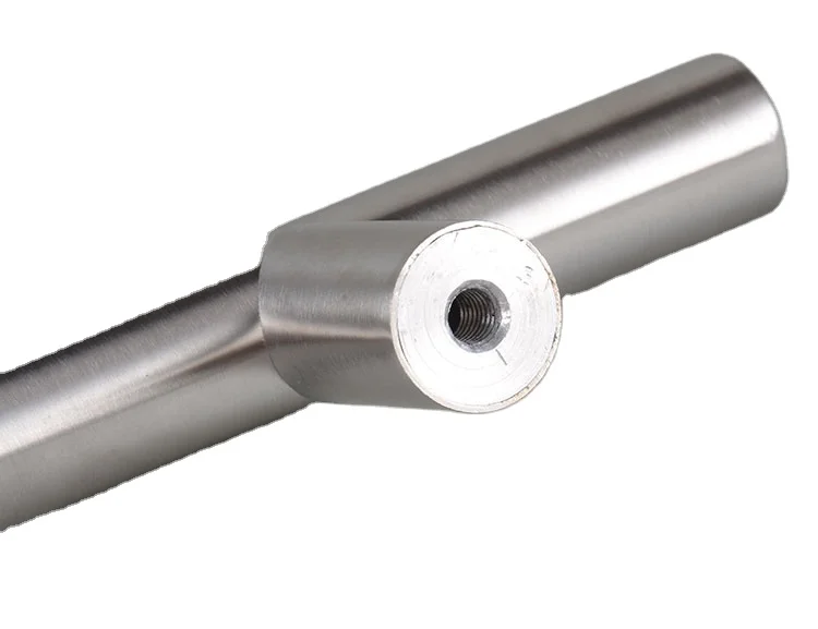 Best quality stainless steel straight pull handle privacy door lever handle lock matte black finish hot sell exterior door entra