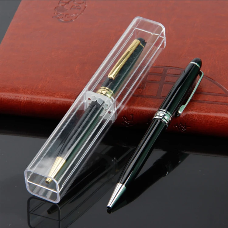 High Quality Business Branded Metal Pen With Custom Logo Printed Executive Manufacturer Twist Steel Balck Ball Writing Luxury
