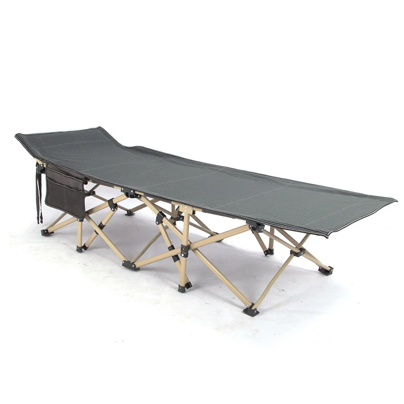 Folding portable lightweight camping bed single cot 1200D oxford cloth camping bed