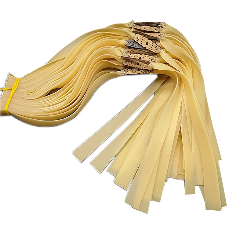 Hunting Outdoor slingshot  Rubber thickening  Powerful Flat Rubber Band 1.0 High Elasticity  rubber band sling shot  Accessories