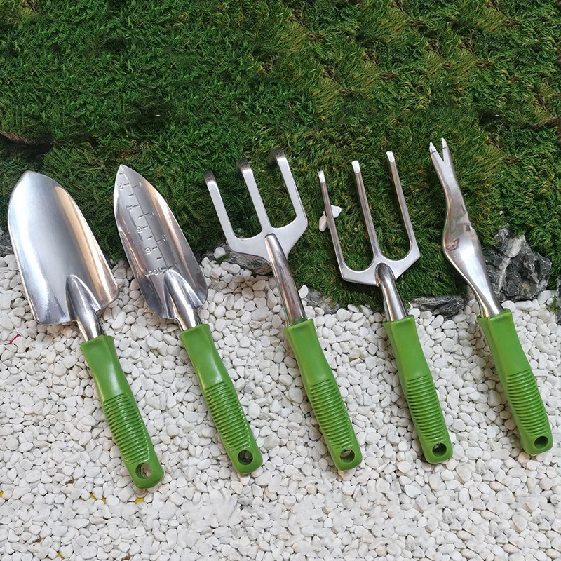 Лидер продаж 5 шт. Набор садовых инструментов из алюминиевого