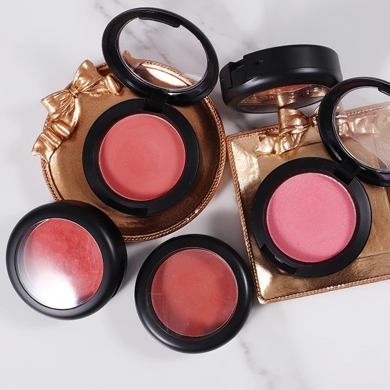Long lasting waterproof cosmetics private label 5 color blush makeup
