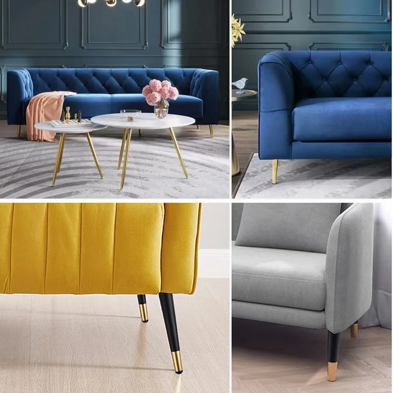 Modern Furniture Legs Golden Color Steel Metal Furniture Leg Table Chair Sofa Legs Furniture