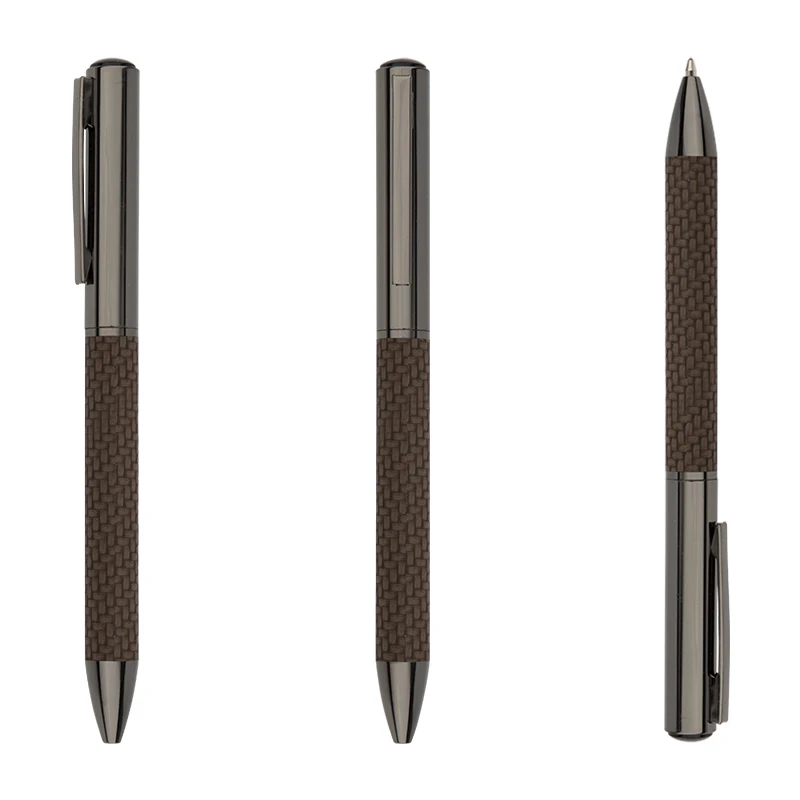 Metal leather luxury high quality good-looking ballpoint pen Metal pen