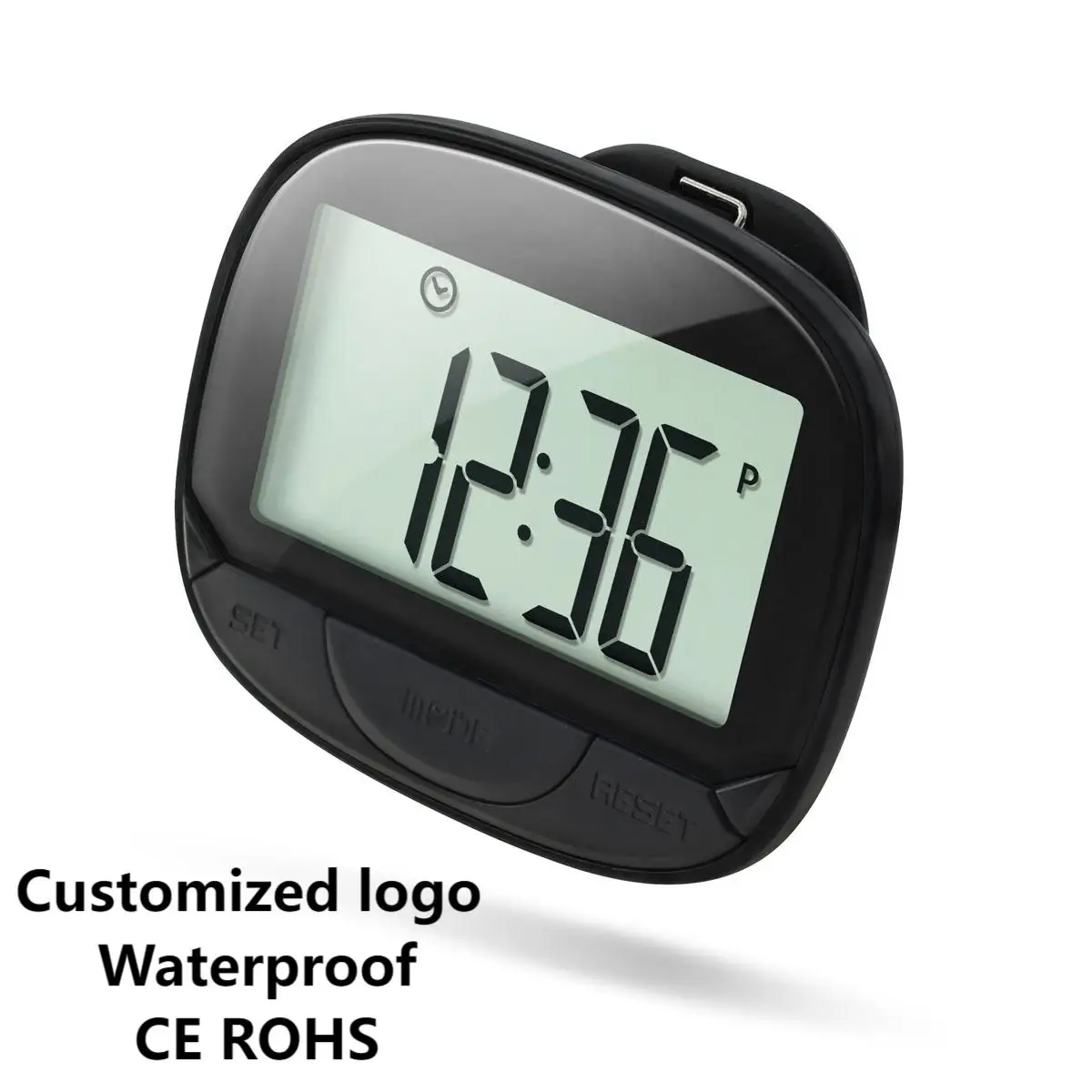 2D Electronic Large Screen Multifunctional Accurate Step Counter Calorie Digital Tracker Mini Pedometer waterproof with CE ROHS