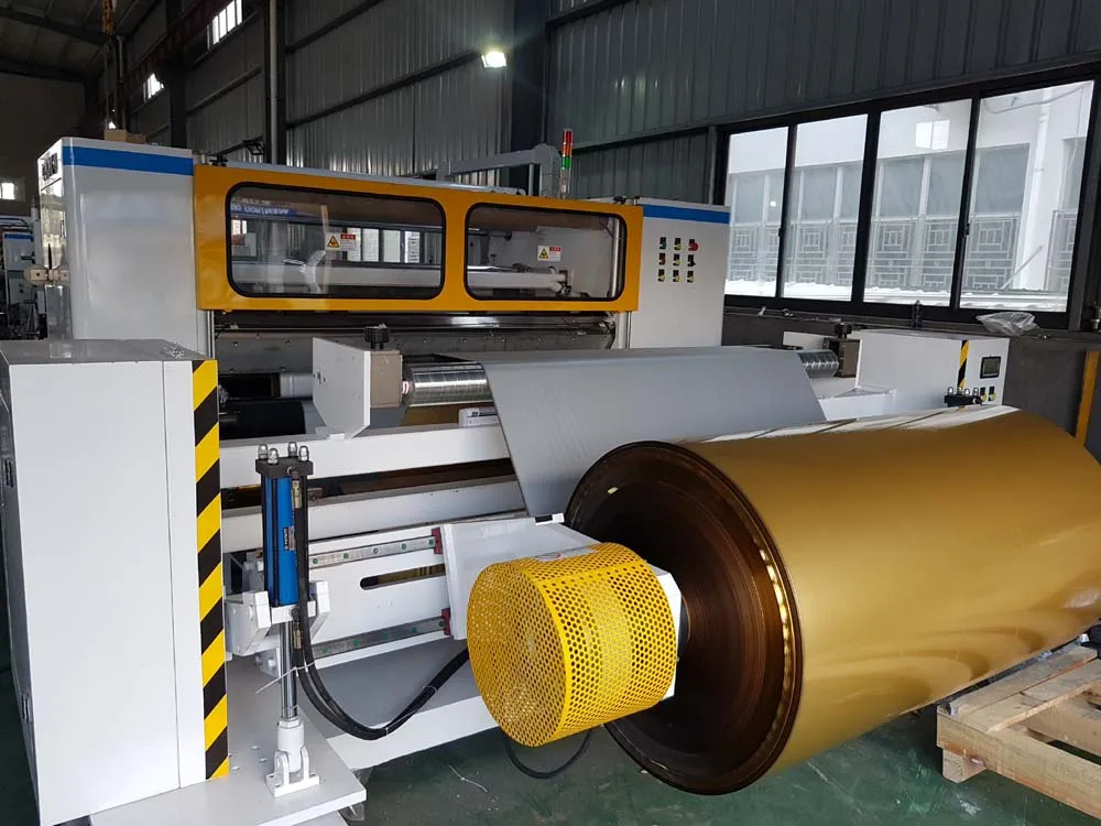 ZONTAI Automatic High Speed Slitting Machine PLC Control nonwoven fabric slitting machine