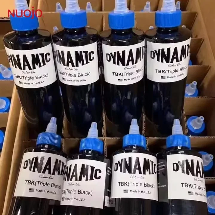 US In Stock Private Label Logo triple black  Body Art tattoo ink Pigment Tattooing Ink for Body Tattoo