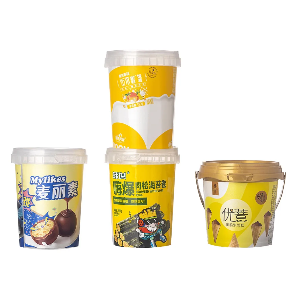 Printing in-mould label plastic iml product in mold label for food container