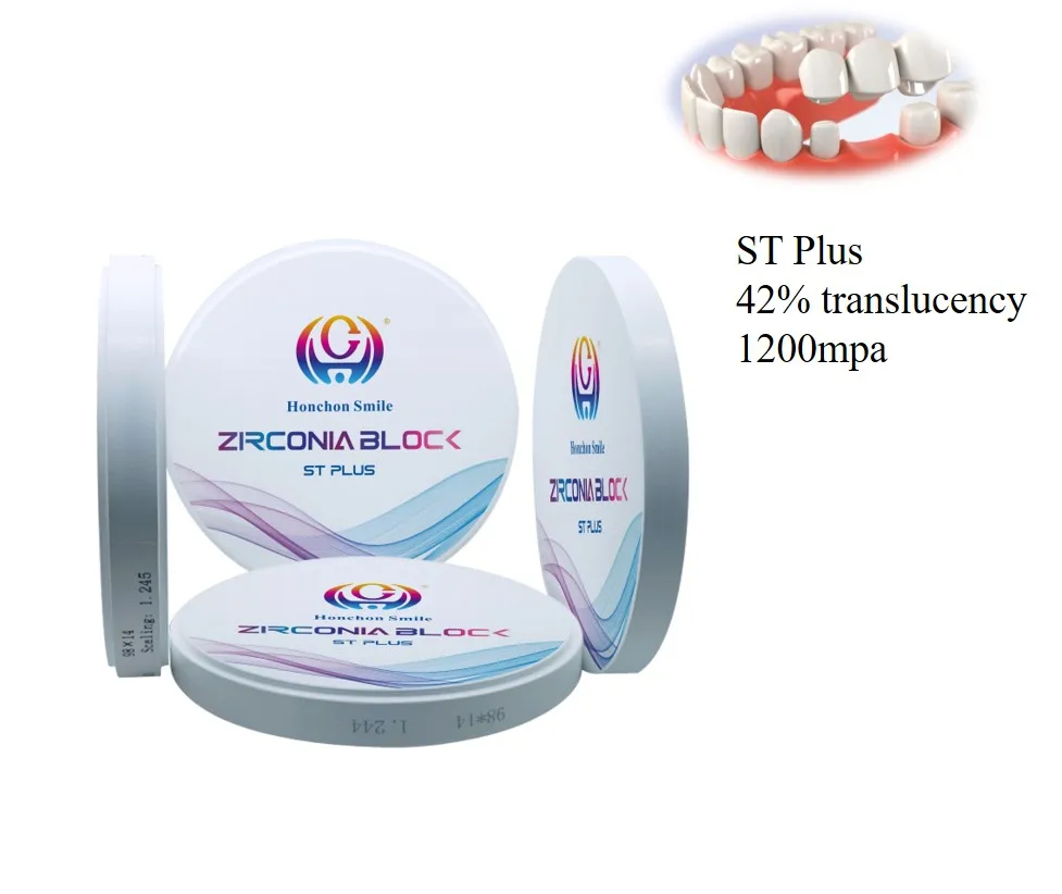 Honchon STP white Zirconia Blocks Dental Implant Materials Dental Lab Zirconia Blank Zircon