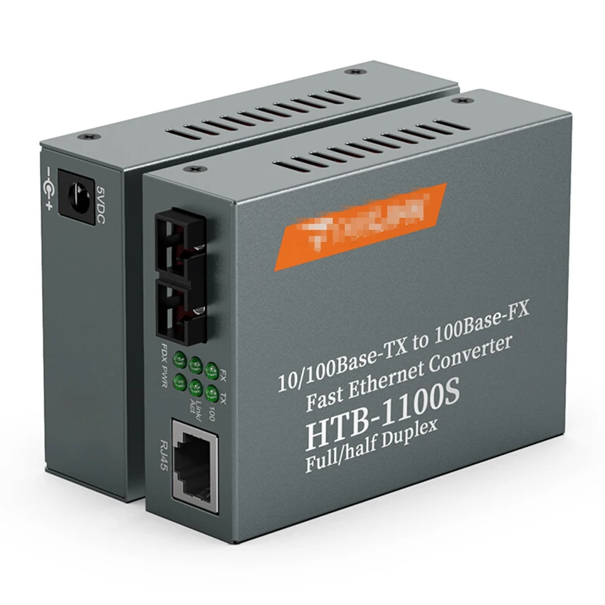 Factory cheaper price 10/100/1000m 20KM with RJ45 netlink HTB-3100 AB fiber media converter