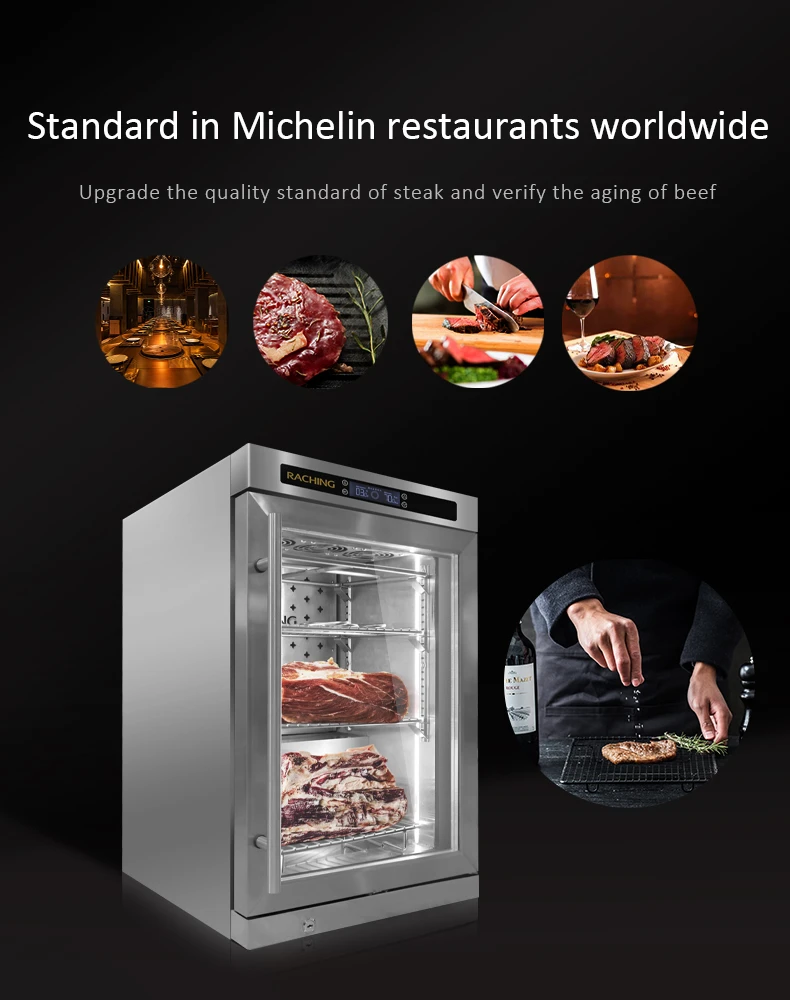 RACHING factory offer small dry-aged machine Steak Dry Aging cabinet for beef, sausage, hams
