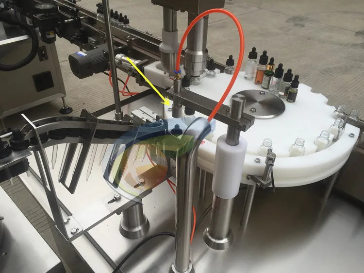 
Hot selling automatic insert dropper 10ml 30ml 50ml 60ml tincture Skin care CBD oil filling machine price 