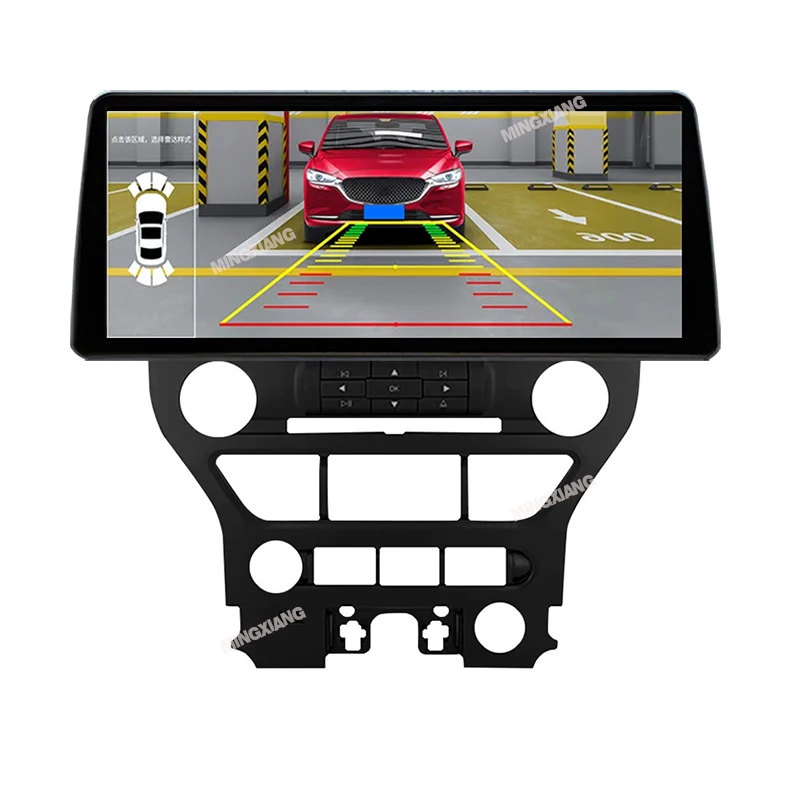 For Mustang 12.3inch Screen Inch 2+32/4+64GB 4+4Core Android Car Stereo CarPlay Android Auto Radio WiFi/GPS/BT/FM/RDS/DSP/IPS/AH