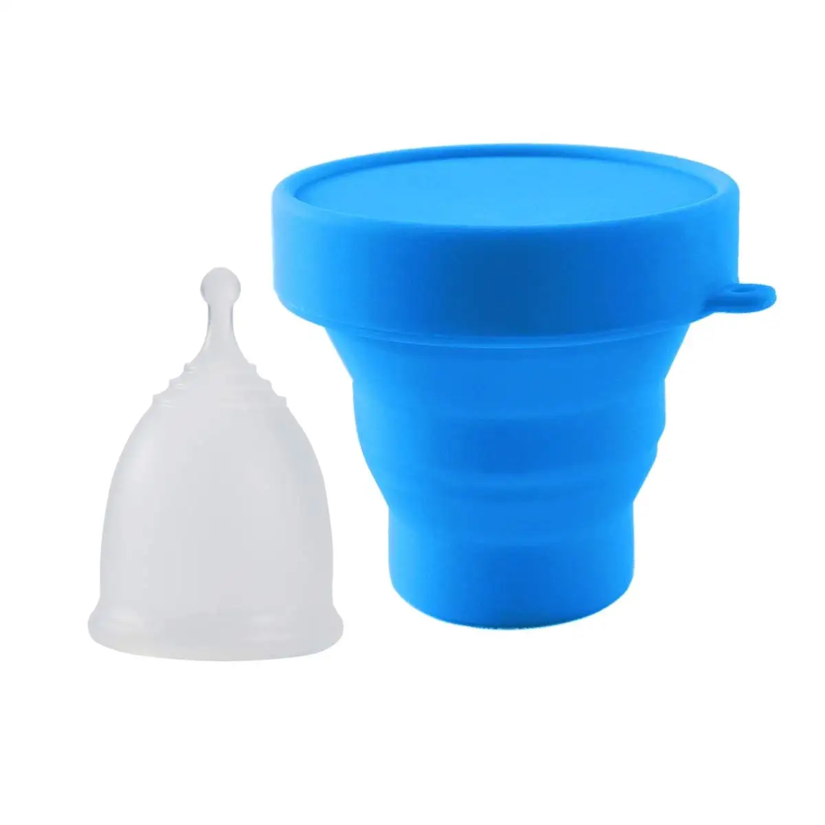 Eco-friendly Feminine Low Cervix Cup Menstrual Reusable Washable Cute Medical Silicone Menstrual Cups
