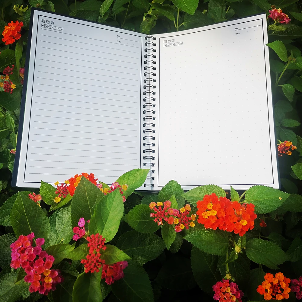 A5 rocketbook fusion smart magic reusable erasable notebook