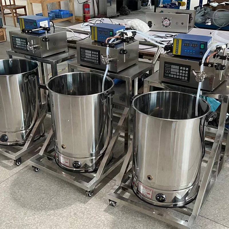 Candle melting machine paraffin wax melting filling pouring machine