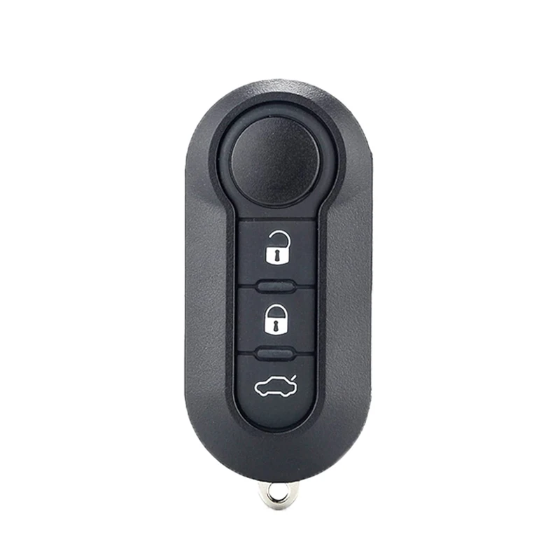 Delphi BSI 3-Button Folding Remote Key Fob for Fiat Compatible 433Mhz PCF7946 Chip Fit 2007-2018 Fiat 500 Doblo Ducato Qubo