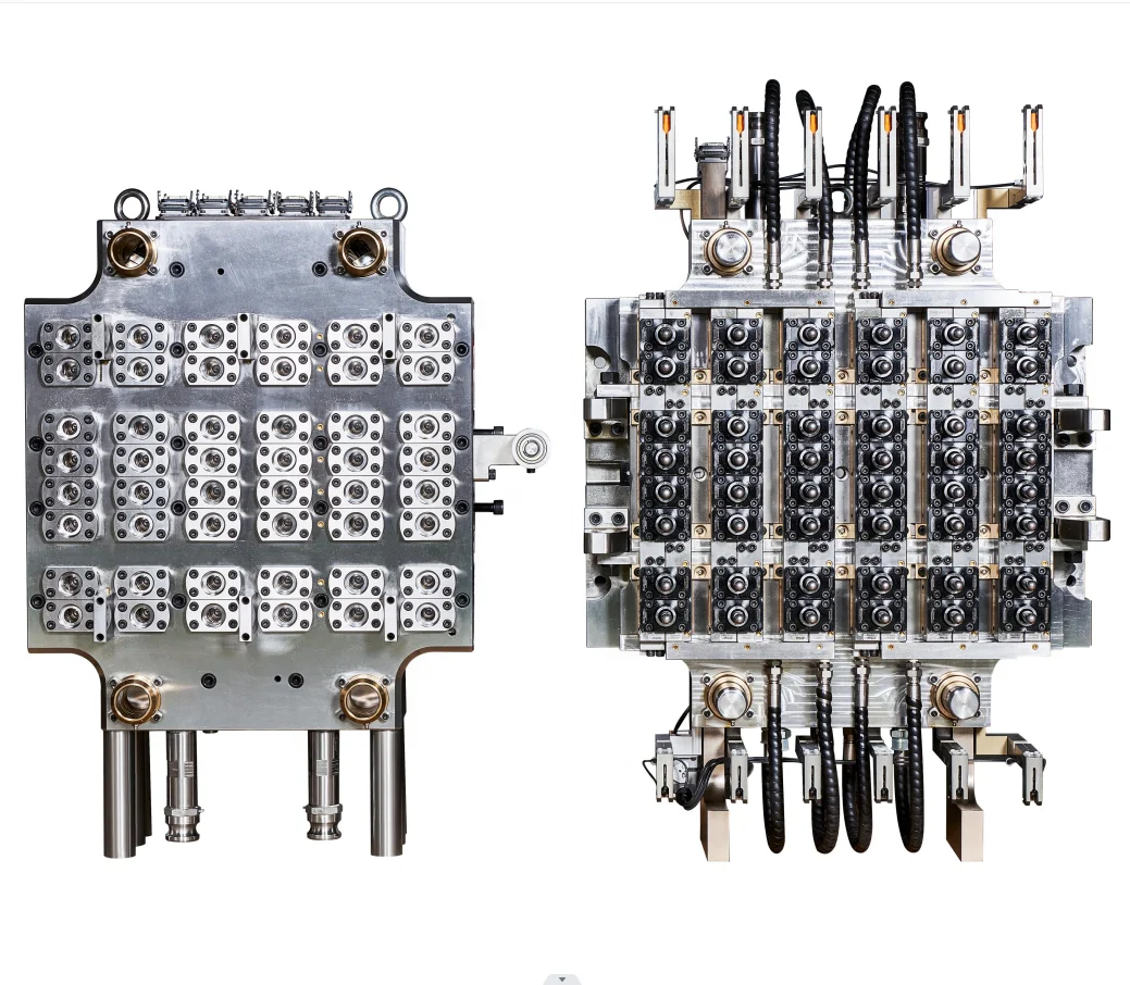Direct Manufacture 32 48 56 72 96 128 144 Cavity  High Quality Bottle Hot Runner Mold PET Preform Mold