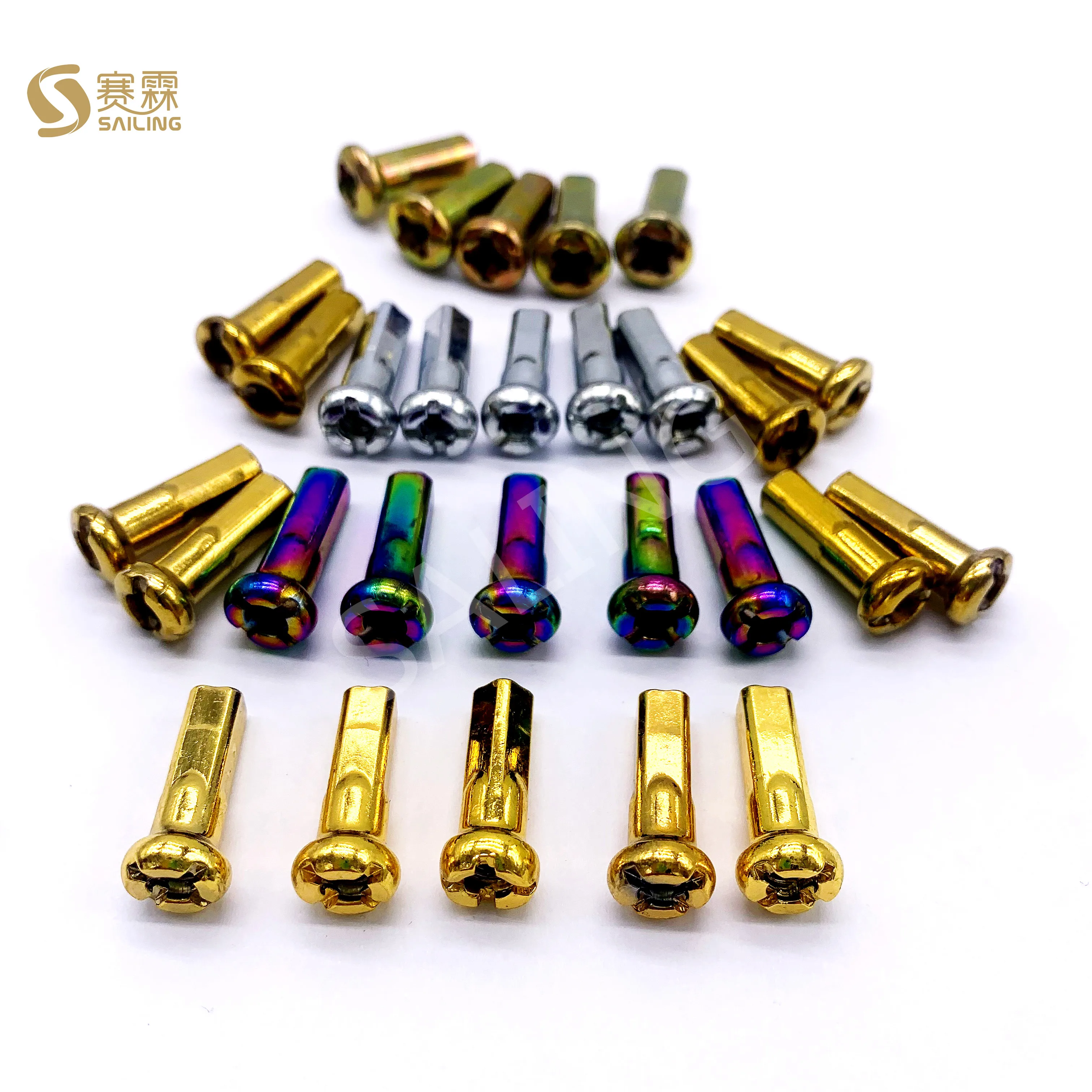 9G 10G Coloured Steel Motorcycle Spokes And Nipples Sets For Wheels 149Mm 157Mm 161Mm 184Mm China Supplier