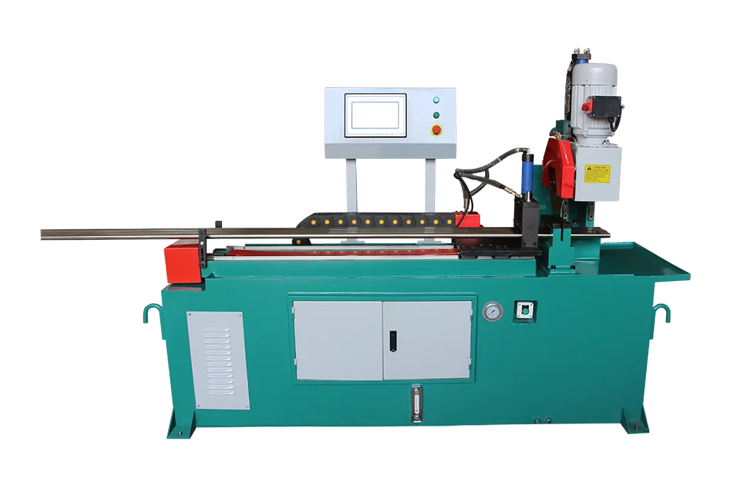 Burr free fully automatic cnc pipe cutting machine for thin metal iron stainless steel round tube