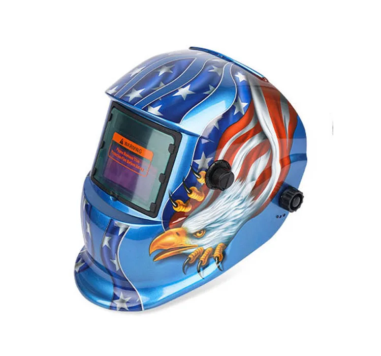 factory price heat insulated welding helmet  auto darkening welding helmet head mounted auto darkening welding helmet for worker