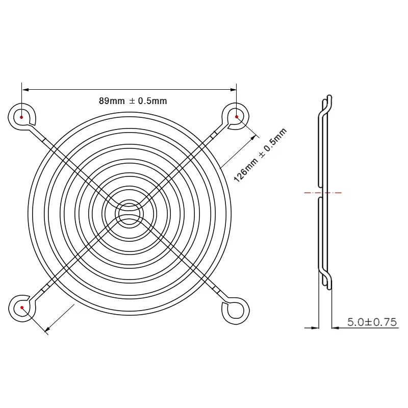 110mm Steel Wire For 8 Inch Fan Guard,200mm Steel Wire Fan Guard Ring 110mm