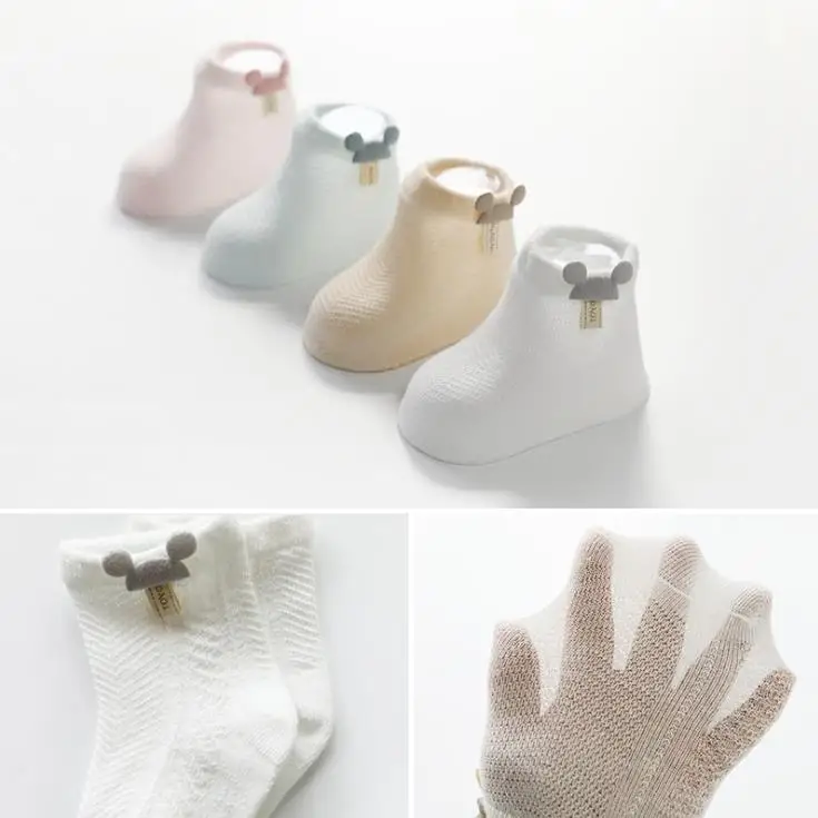 Милые детские летние тонкие носки дышащие с мультяшным дизайном для продажи