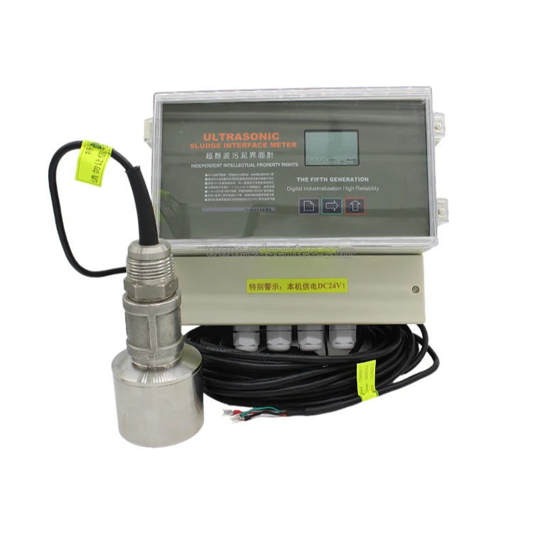 China sentec non-contact 4-20ma Liquid Water mud sand sludge Ultrasonic Level Sensor meter