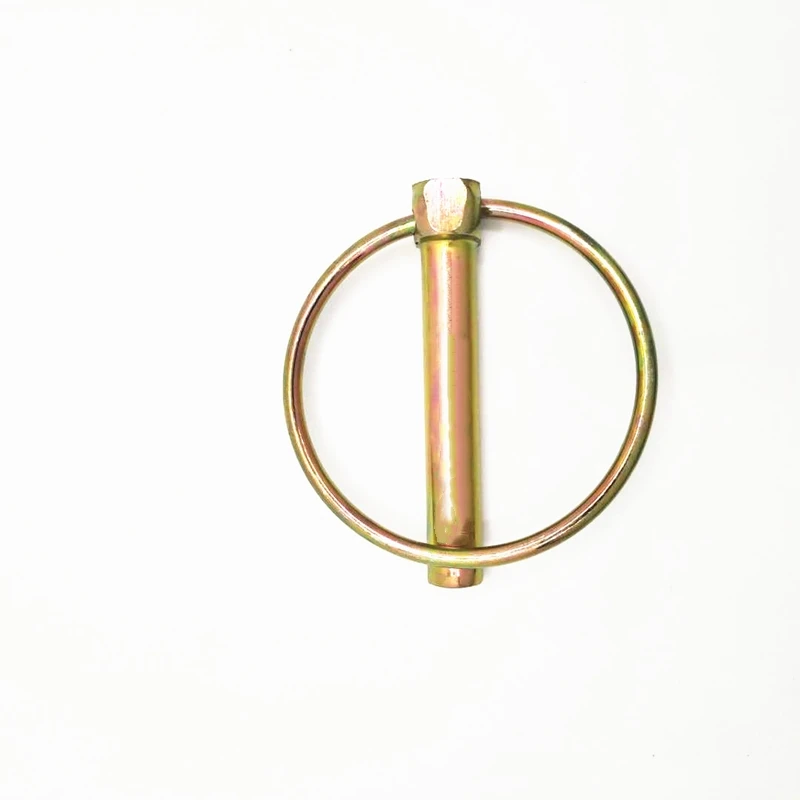 Din11023 4mm 6mm 8mm 10mm Yellow Zinc Plated Linch High Quality Safety Lock Pin Product manufacture in China