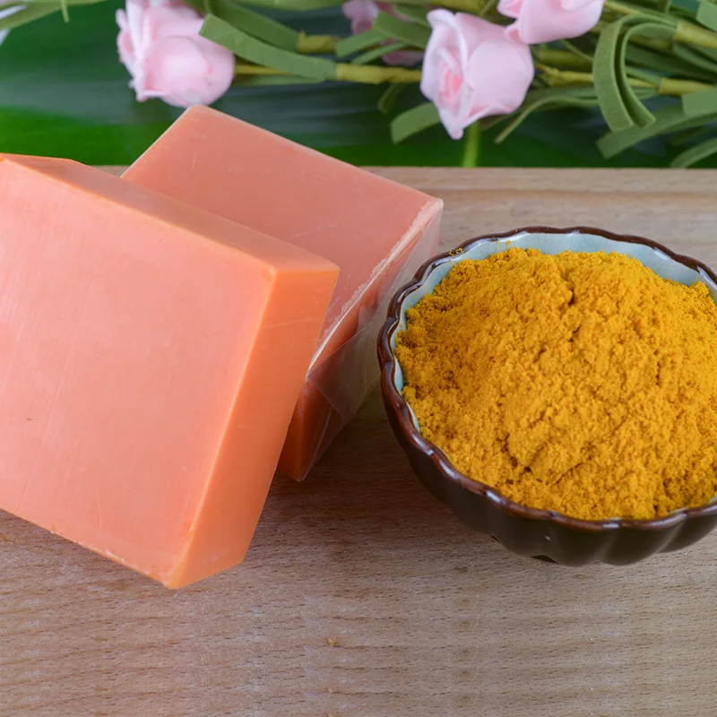  Натуральное органическое мыло ручной работы с куркумой для отбеливания
